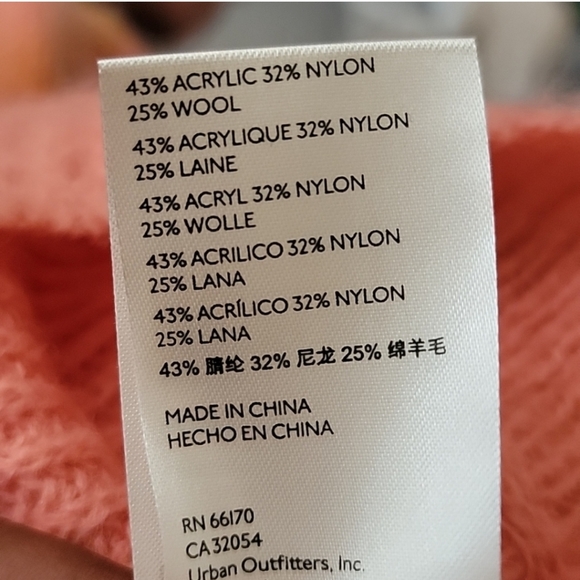 Free People Orange Autumn Sky Sweater Size M - Picture 8 of 8